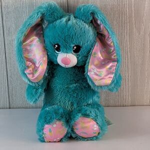 Build a Bear Summer Ocean Beach Green Bunny Rabbit RARE EUC